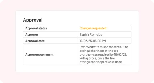 Capture all approvals in reports for better compliance
