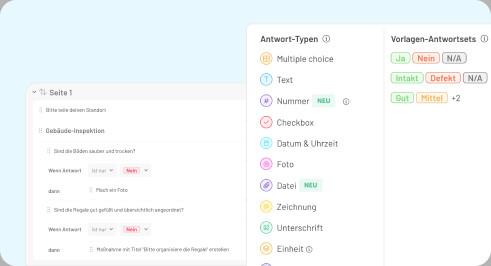 Digitalisiere Inspektionsformulare und Prozesse mit wenigen Klicks