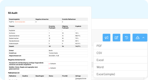 Get audit-proof reports instantly