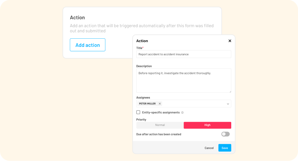 Automatisiere und beschleunige wichtige Maßnahmen